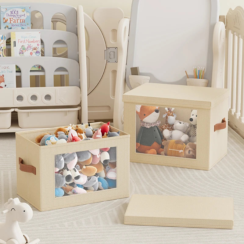 Hot Selling New Oxford Fabric Storage Box Visible Storage Box. Household Large Capacity Storage