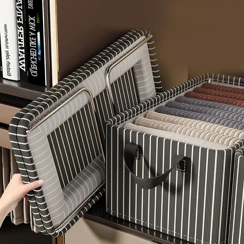 High Quality Large Capacity Foldable Toy Fabric Travel Cloth Storage Bag Household Organizer