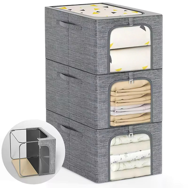 Versatile Multipurpose Toy Storage Box Luxury Zippered Multi-Functional Organizer Boxes