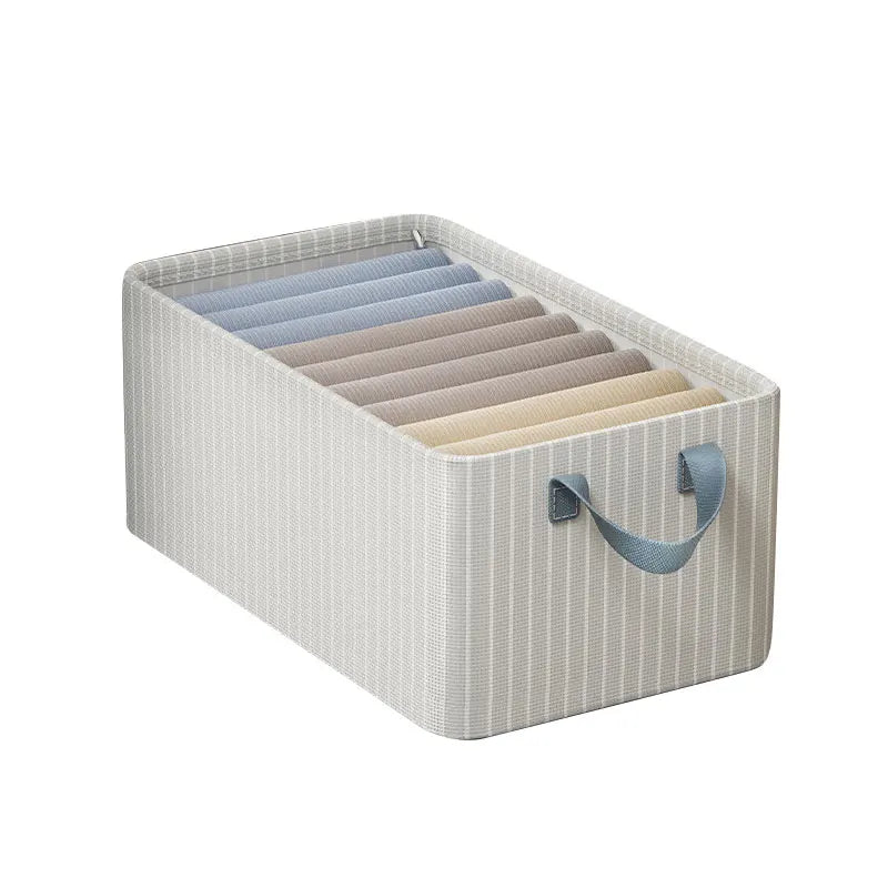 High Quality Large Capacity Foldable Toy Fabric Travel Cloth Storage Bag Household Organizer