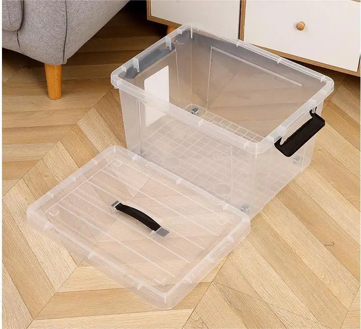 Large Capacity Household Transparent Storage Box Storage Organizer for Toys.clothes