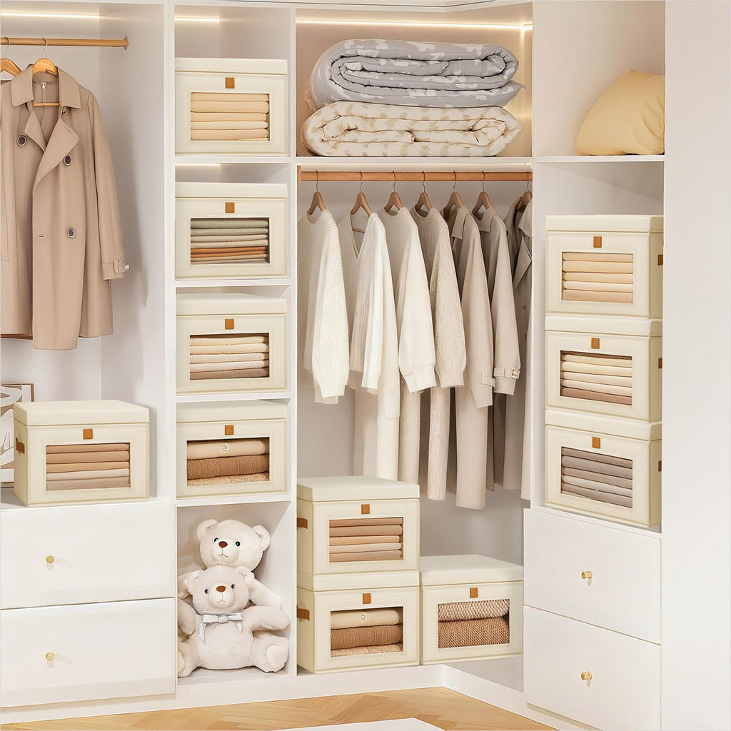 Oxford Fabric Storage Box Visible Storage Box. Household Large Capacity Storage