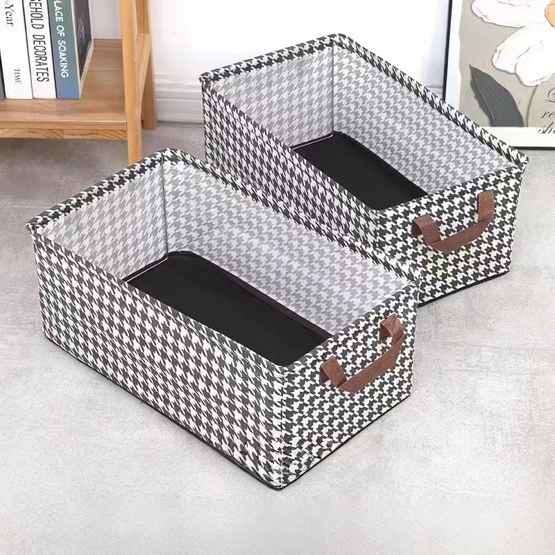 Large Capacity Foldable Storage Box Dustproof Multi-Functional Organizer for Clothes Hoodies Jeans