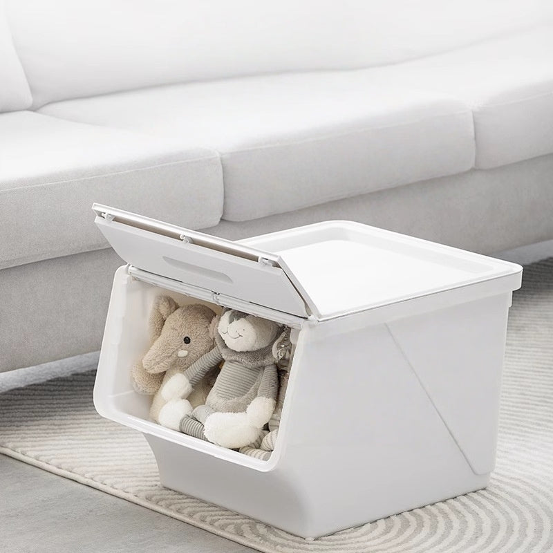 Large Plastic Storage Bins with Lids Organizer Containers for Home Bedroom Closet Office Nursery