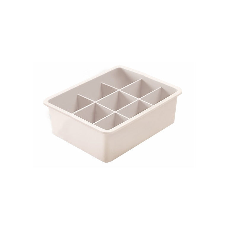 3-Layer PP Plastic Rectangle Storage Box Space-Saving Multifunction Clothing Organizer