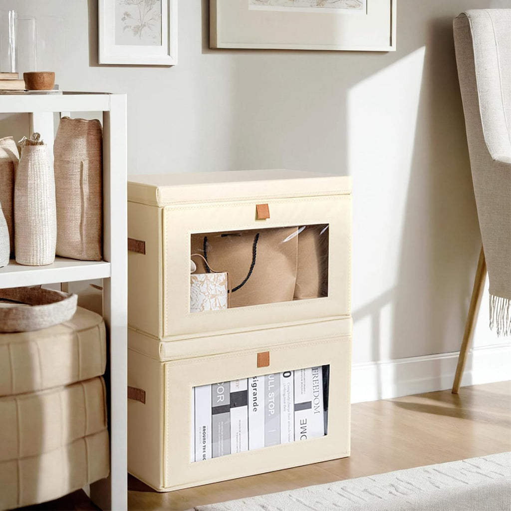 Oxford Fabric Storage Box Visible Storage Box. Household Large Capacity Storage