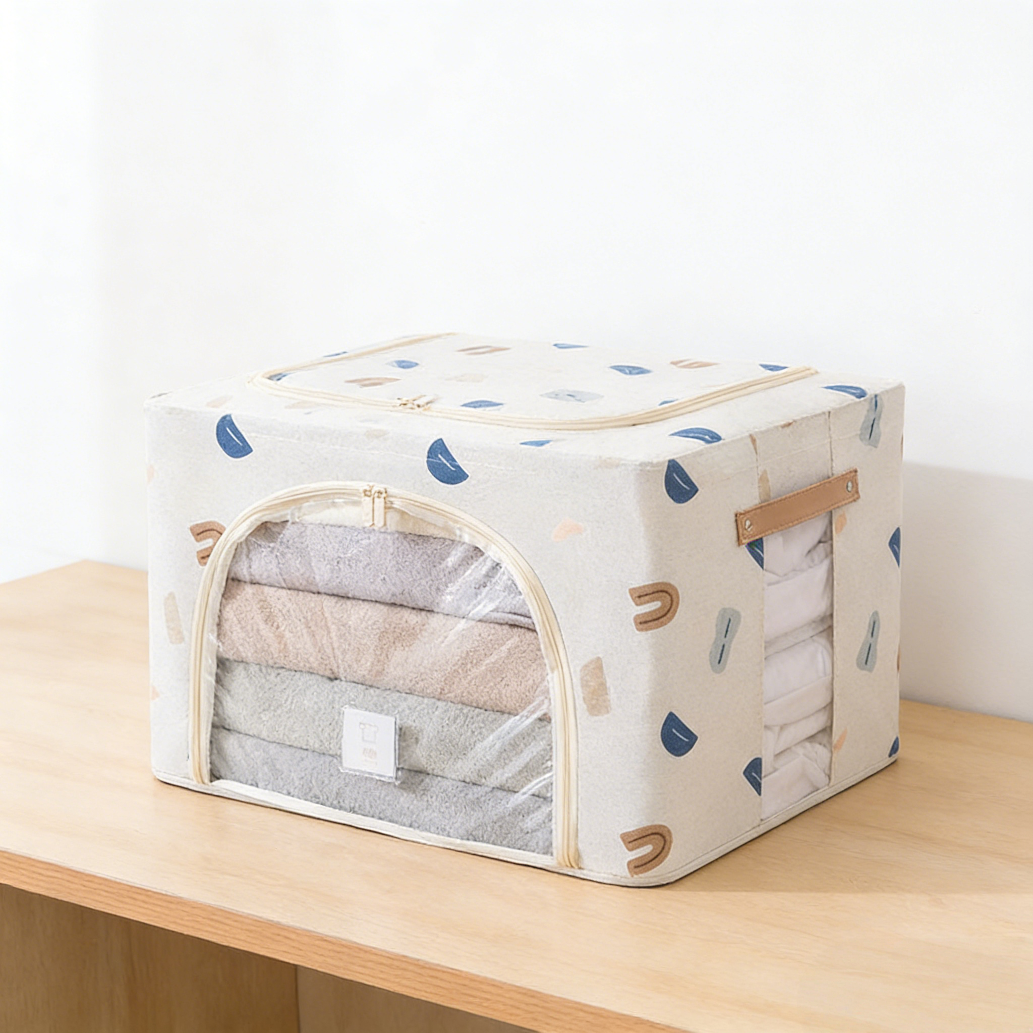 Foldable Clothes Storage Box Wardrobe Organizer for Home