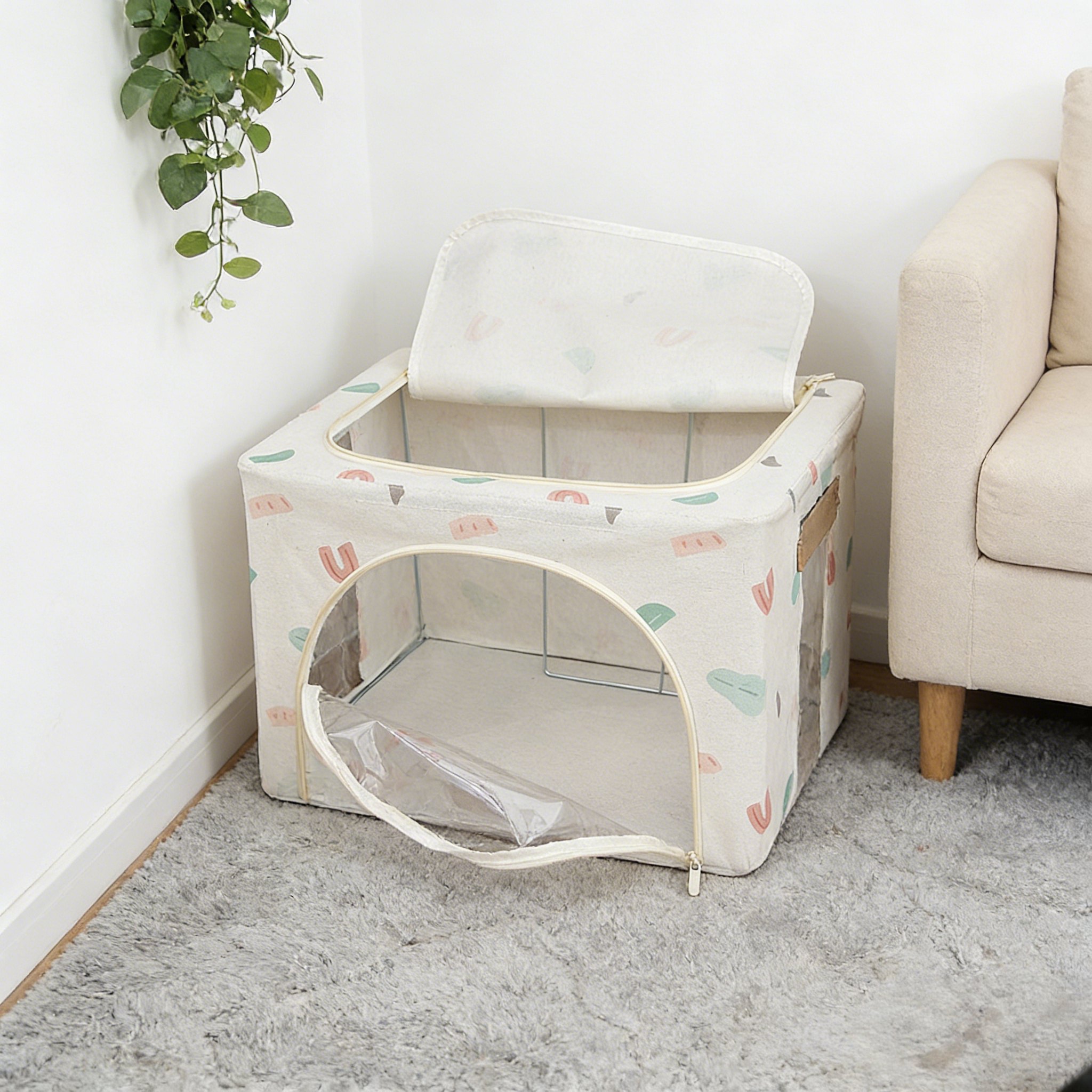 Foldable Clothes Storage Box Wardrobe Organizer for Home